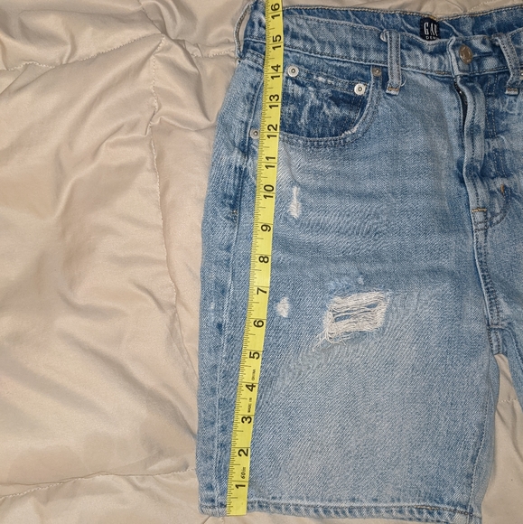High Waisted 100% Cotton Jean Short - Picture 11 of 12
